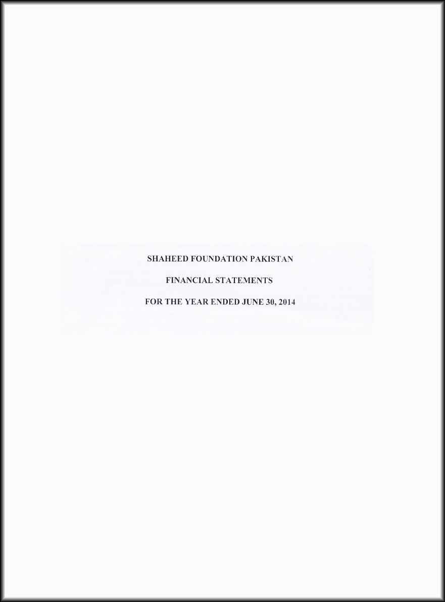 SFP Audit Report 2013 - 2014 SFP Audit Report 2013 - 2014