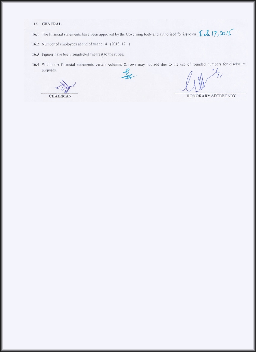 SFP Audit Report 2013 - 2014 SFP Audit Report 2013 - 2014