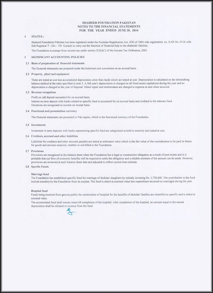 SFP Audit Report 2013 - 2014 SFP Audit Report 2013 - 2014