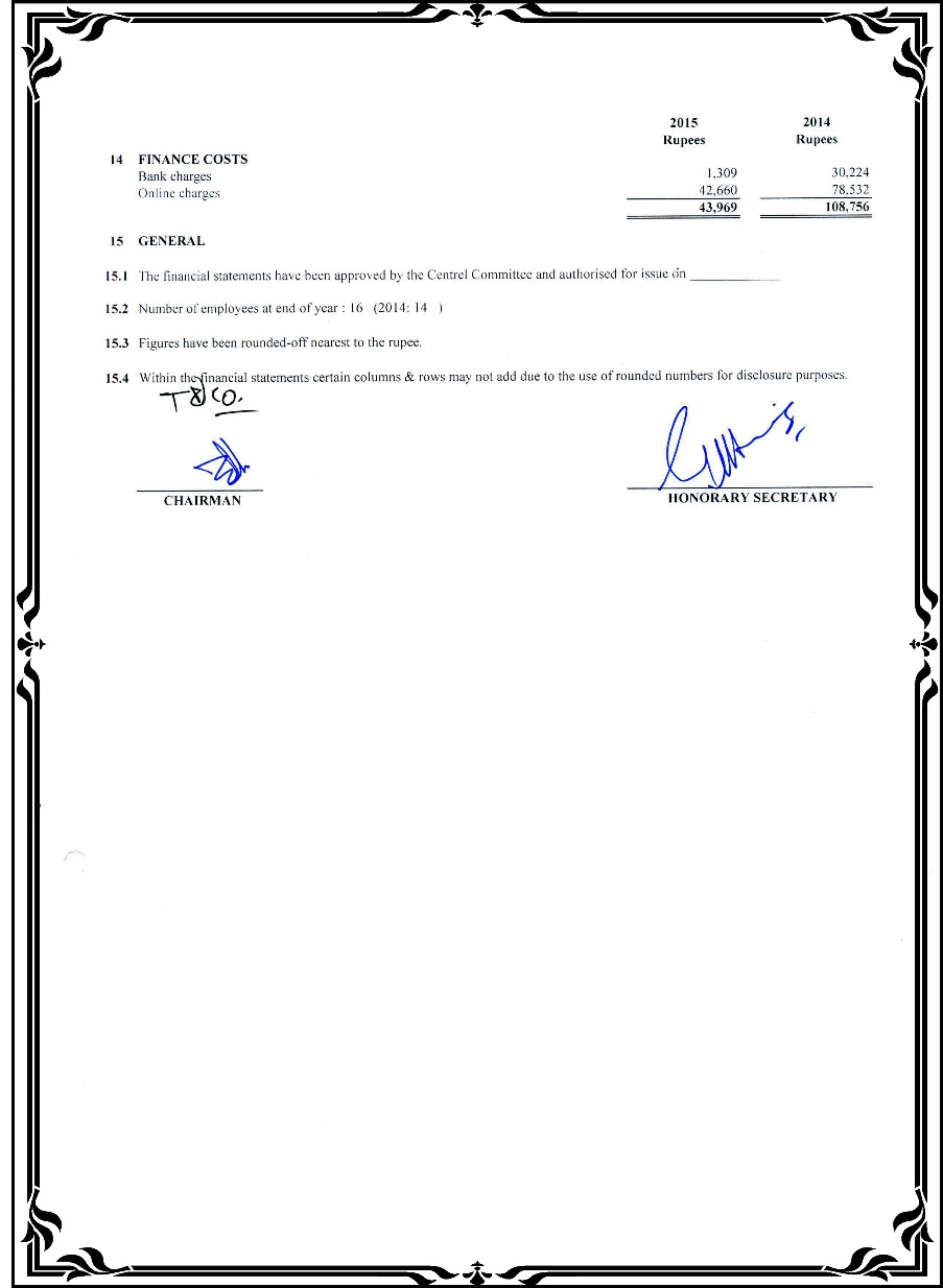 SFP Audit Report 2014-15 Released SFP Audit Report 2014-15 Released